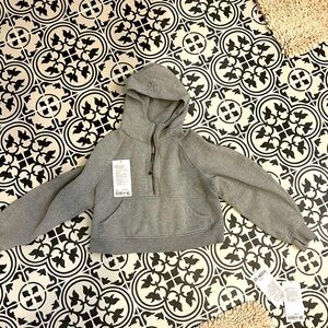 scuba oversized half-zip hoodie, Xs/s